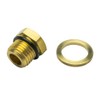 GlowShift M14 x 1.5 Male to 1/8-27 NPT Female Gauge
