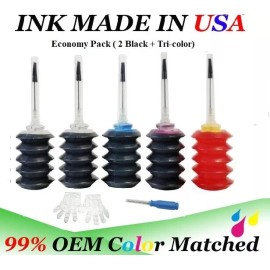 Vivid Colors Ink Refill for Canon PG-275XL CL-276XL Extra Black  and Tri-color TR4720 TS3520