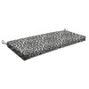 Honeycomb Outdoor Bench Cushion, 44 x 18.5, Sorrento Black &