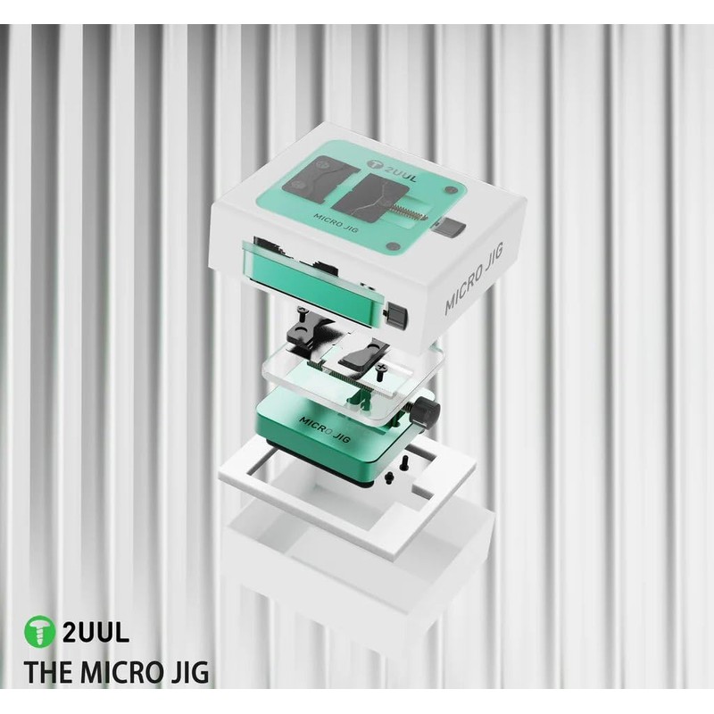 2UUL Micro Jig Reballing Fixture for eMMC BGA IC Cleanup