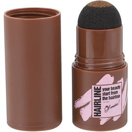 Polvo para Línea del Cabello 1pieza Portátil para Mujer Plástico y Polvo para Cejas, Tono Marrón, Cabe Bolso, Acabado Natural en Cejas y Contorno Frontal