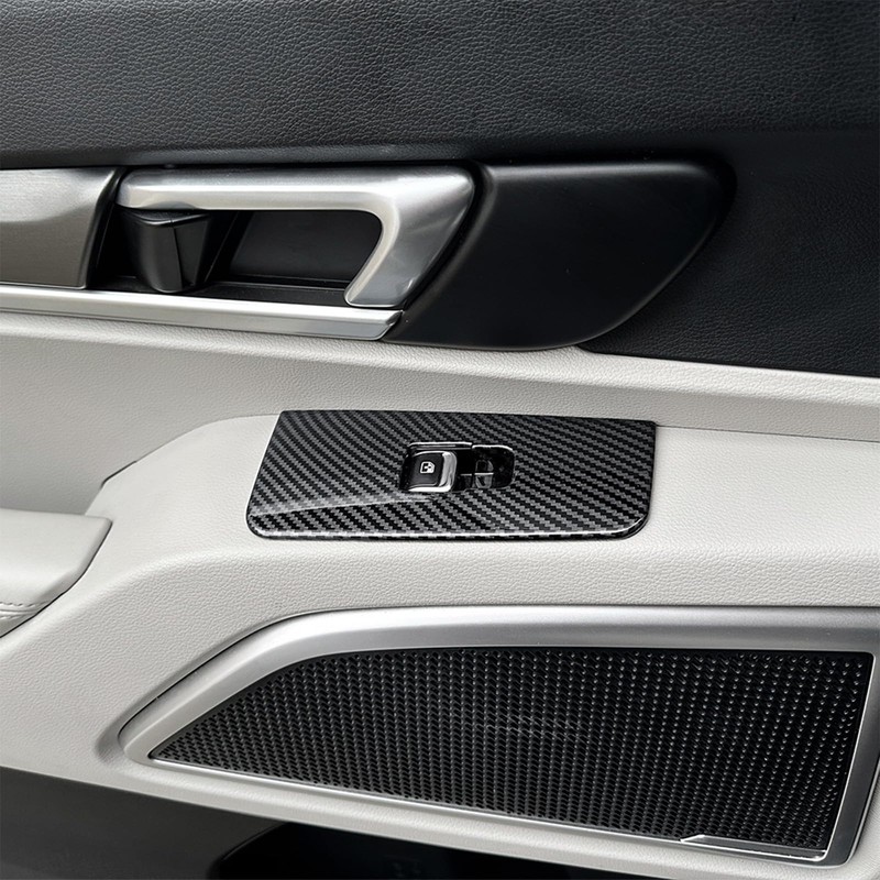 4PCS Car Window Switch Panel Cover Side Door Lock Lift