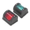 2Pcs LED Navigation Light PC Starboard Green Port Red 112.5°