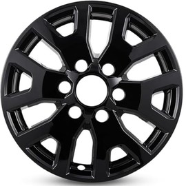 Paanlok Wheel Skins for 2024-2025 Toyota Tacoma 17 Wheel Covers 4-Pack | Direct Fit Snap-On Hubcaps | OEM Alloy Wheel Replacement | Anti-Rust ABS PC Gloss Black