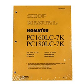 Komatsu PC160LC-7K, PC180LC-7K Workshop Repair Manual