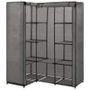 Dyncan Maximize Space with Durable Corner Wardrobe, Sturdy Iron Frame