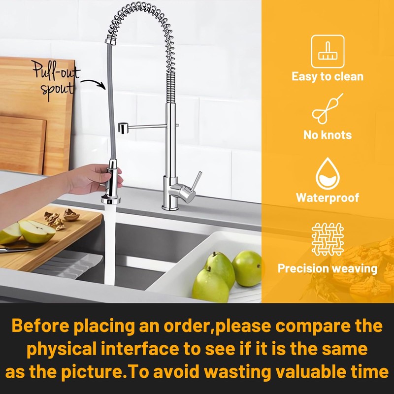 Pull down Spray Hose for American Standard M922367-007220A Faucet-Supply-Lines kitchen