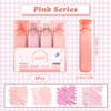 Okdance Glitter Highlighters Markers 8PCS Pink Blue Series Glitter Highlighter