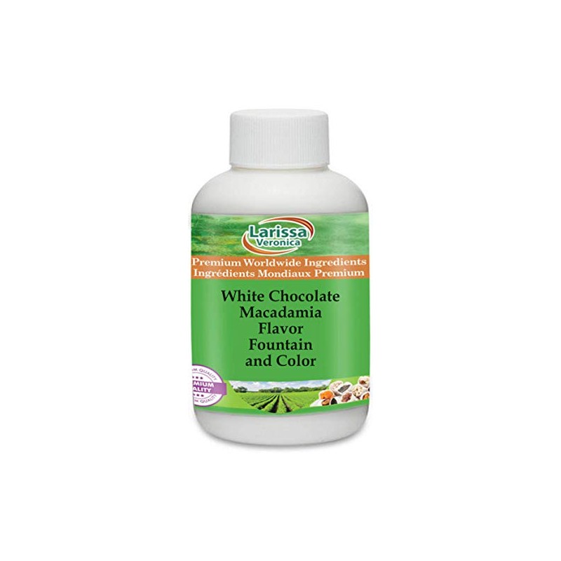 White Chocolate Macadamia Flavor Fountain and Color (16 oz, ZIN: