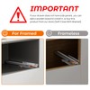 PHWALK 20 Inch Push to Open Soft Close Drawer Slides,