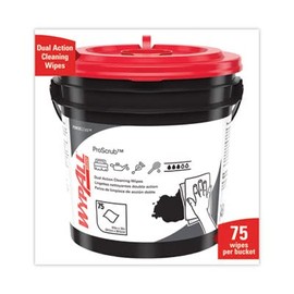 Kimberly-Clark Wypall Green / White Wipe - Pop-up Dispenser - 75 sheets per container - 12 in Overall Length - 10.5 in Width - 91371 [PRICE is per CASE]