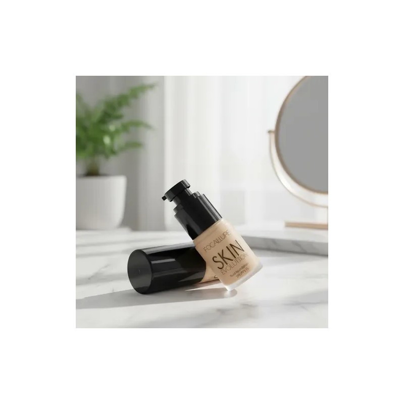 Base Liquida Máxima Cobertura Skin Evolution Vitamina E 31gs
