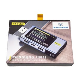 MALTA - FNIRSI FNB58 Multi-functional USB Tester QC3.0/PD3.0/FCP/SCP/AFC/VOOC/WARP,DC4V-28V,0A-7A,0W-140W M-FNB58