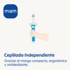 MAM Baby's Brush Set of 2 Short Handle Toothbrushes with