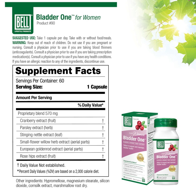 Bell Bladder One for Women Lifestyle Products | Helps Support