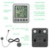 Digital Refrigerator Freezer Fridge Thermometer with Extra Sensor Digital Hygrometer