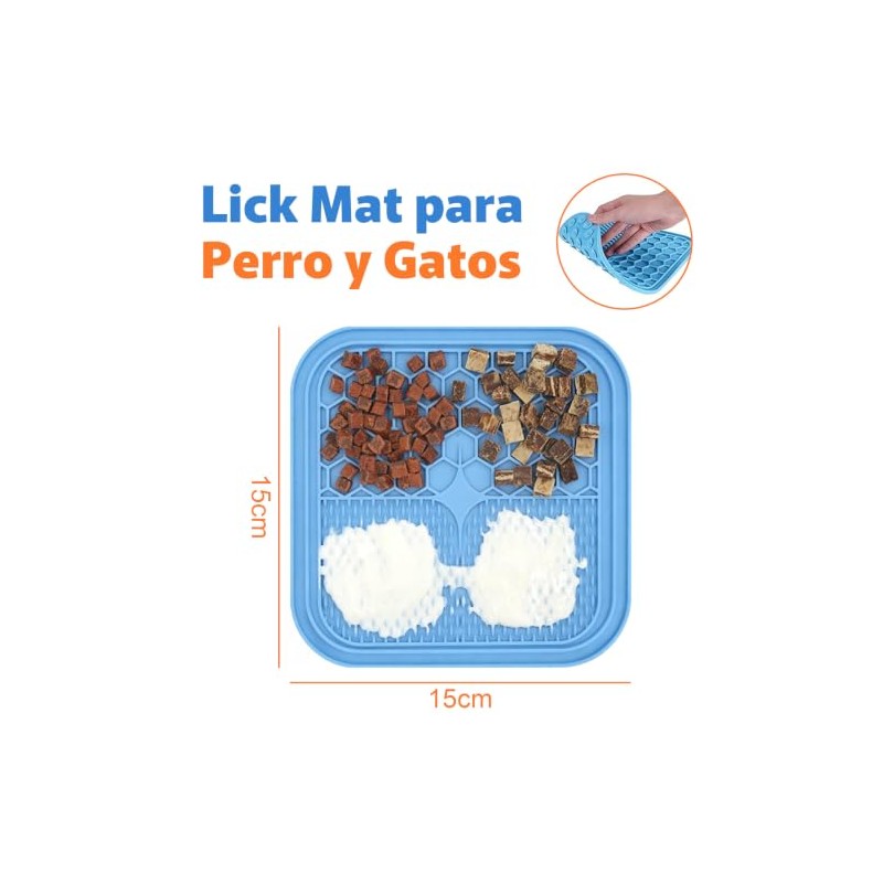 Cuenco Lamer Perro con Bola + Licking Mat para Perro