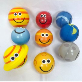 Oriental Trading Solar System Stress Balls Planets Sun Foam Set of 9 Party Gift Classroom