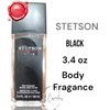 Stetson Black  For Men Body Fragance Spray 3.4oz New