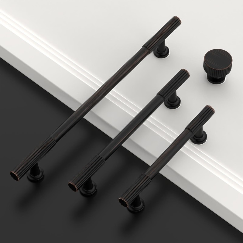 Asidrama 10 Pack 3 Inch(76mm) Oil Rubbed Bronze Cabinet pulls