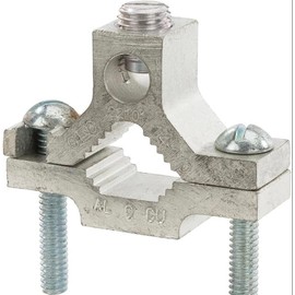 1/2" - 1" Water Pipe Ground Clamp - Dual Rated for Copper and Aluminum Conductors - #14-1/0 Gauge Wire (2)