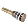 Sink Drain Stopper Antique Brass Sink Strainer for 40-45mm Mounting