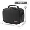 Gosstek PU Leather Smell Proof Bag with Combination Lock, Childproof