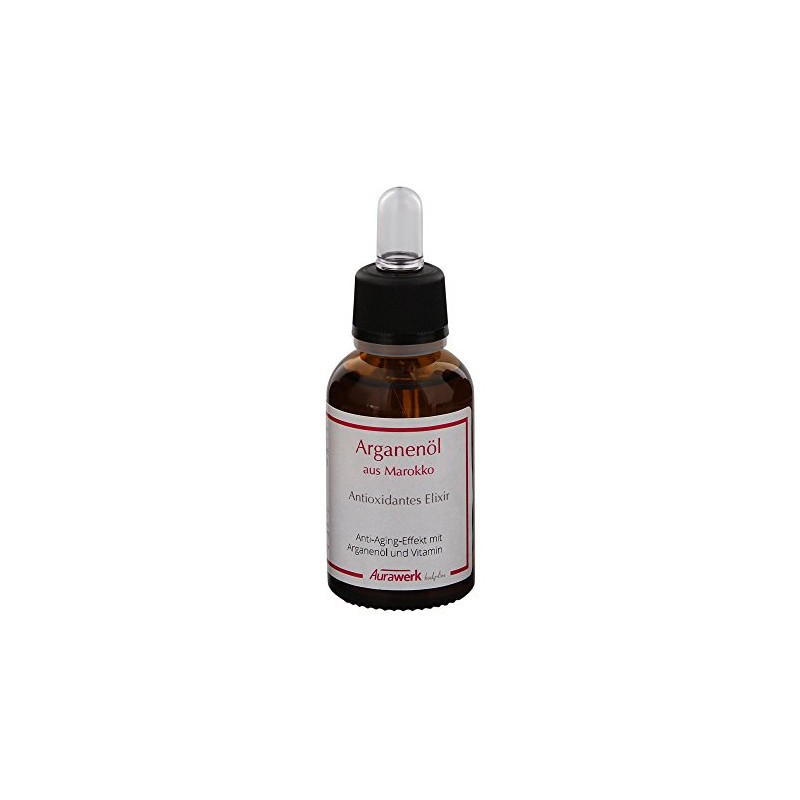 Aurawerk Pure Argan Oil from Morocco, 30 ml Antioxidant Elixir,