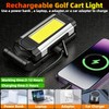 Magnetic Rechargeable Golf Cart LED Dome Lights with 360° Rotation