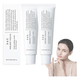 Crema Facial 345 Coreana - Reparadora 50 Ml, 2 Unidades