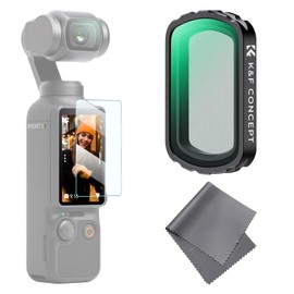 K&F CONCEPT Magnetic Filter for DJI Osmo Pocket 3, Black Mist 1/4 Soft Effects 1/4, Magnetic Adsorption, Easy to Attach, Contrast Adjustment, AGC Optical Glass, 28-Layer Nano Coating, Waterproof and