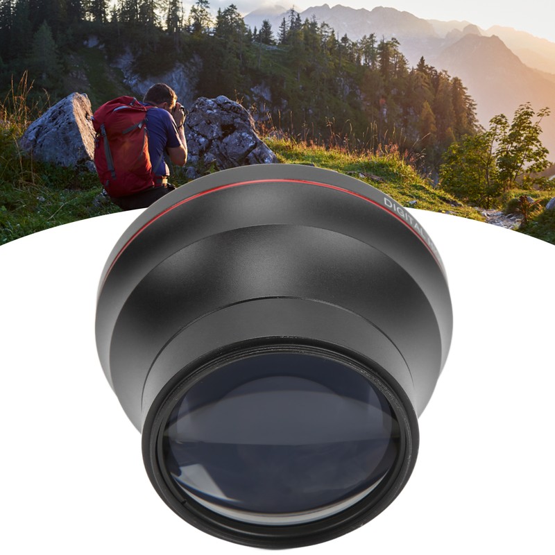 58mm 0.43X Wide Angle Lens Optical Glass Camera Lens with