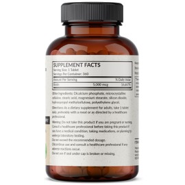 Futurebiotics Biotin 5000 MCG Supports Healthy Hair, Skin, Nails & Energy Production Non-GMO, 360 Vegetarian Tablets (1 Year Supply)