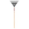 Truper 30480 Steel Leaf Rake 24 Tines - 24-Inch Head,