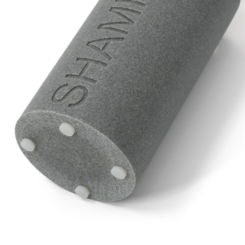Indecor Home Resin Neutral Gray Sandstone Shampoo Engraved Bottle Refillable