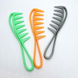 Men's Pomade Comb for Hair Styling Finishing Comb Silver 4ea