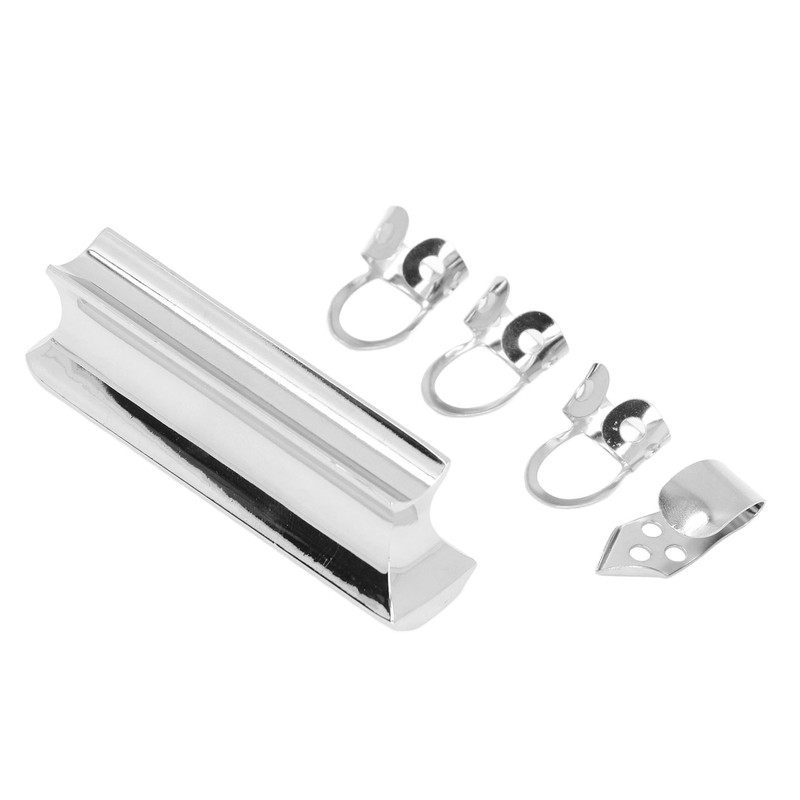 Guitar Slide Tone Bar with Thumb and Finger Picks Solid