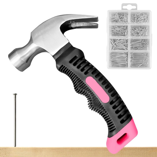 PRITOK Claw Hammer 560 Small Nail Set: Mini Hammer Set
