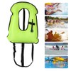 Fluorescent Snorkeling Buoyancy Waistcoat Waterproof Safe Swimming Inflatable Vest