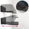 HangSmart TV Soundbar Mount NO Stud & NO Drill Easy