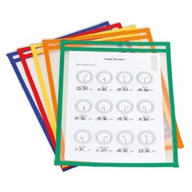 TimeTEX 64335 Learning and Collecting Bags A4-Plus with Colour Edging - Pack of 10