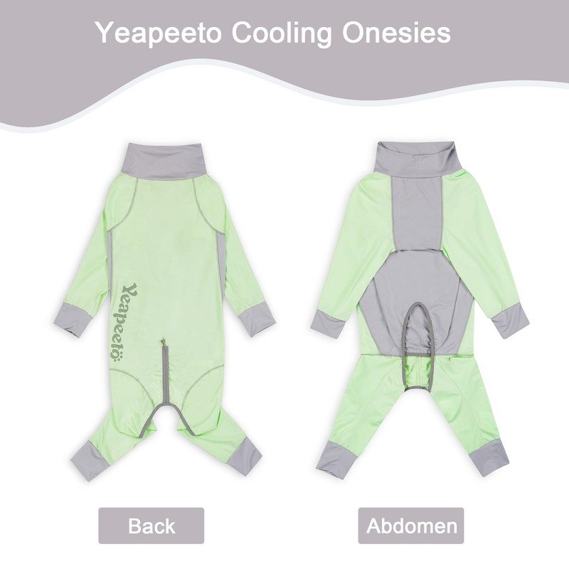 Yeapeeto Dog Sun Protection Cooling Suit UPF 50+, Quick-Dry Breathable