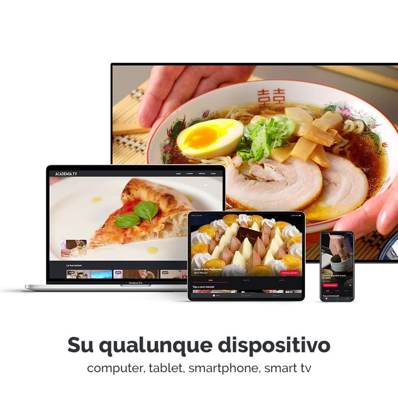 Acadèmia.tv - Online cooking classes - 12 months without limits