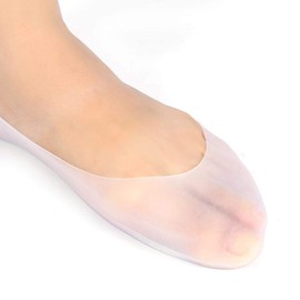 Calcetines de silicona, calcetines hidratantes de silicona cuerpo entero para mujeres hombre, seco duro agrietado calcetines de protegepiés para los pies día y noche cuidado agrietado protector(S)