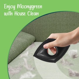 moonygreen Mini Pet Hair Remover, Rhombic Dog Hair Remover for Car Interior, Auto Detailing, Couch, Furniture, Lint, Carpet(Raven Black)