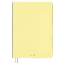 Daigo E9614 2025 Planner Mill Weekly Vertical Yellow Planner, Starts March 2025