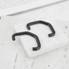 YINETTECH 2pcs Car Wiper Arm Tension Spring Hooks 38mm 3.5mm