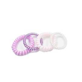 SAFIRIT Ligas para Cabello en Forma de Espiral, Set de 4 Piezas Multicolor. (Multicolor1)