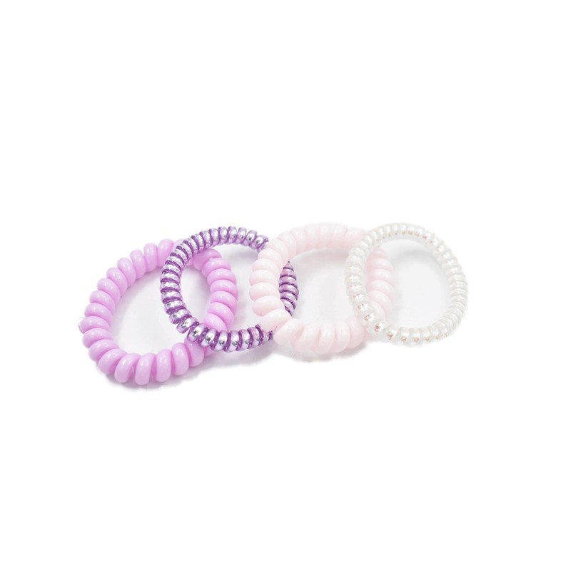 SAFIRIT Ligas para Cabello en Forma de Espiral, Set de
