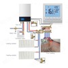 Electronic Digital Thermostat with LCD Display Wall Mounted Smart Thermostat